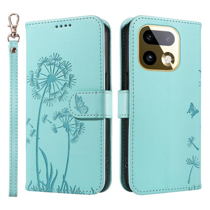 Dandelion Embossed Pattern Flip Leather Phone Case, For Realme 16 Pro+ 5G Global, For Realme 16 Pro 5G Global, For Realme C85 5G / 15X 5G India, For Realme C85 Pro 4G, For Realme 15T 5G, For Realme C71 4G India, For Realme 15 5G, For Realme 14x 5G Global