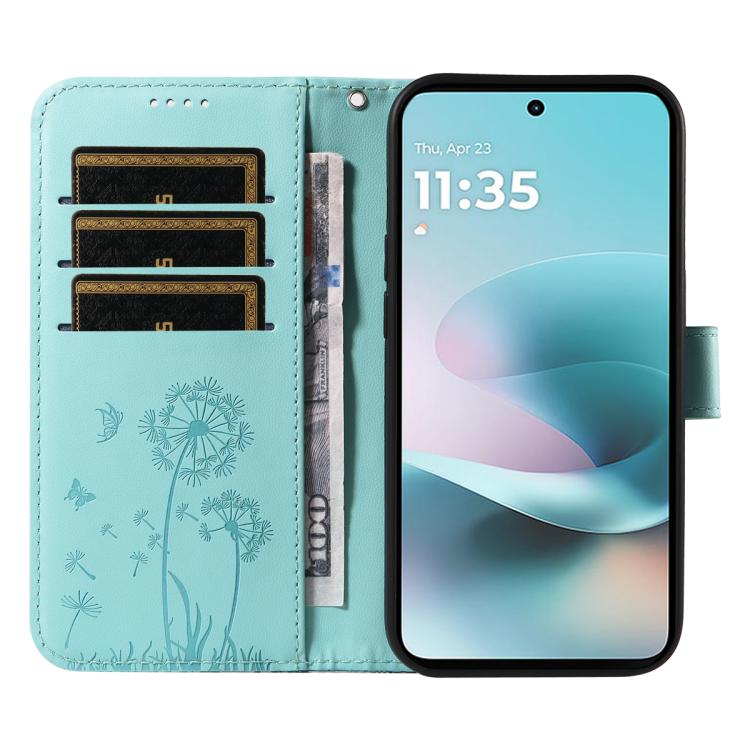Dandelion Embossed Pattern Flip Leather Phone Case, For Realme 16 Pro+ 5G Global, For Realme 16 Pro 5G Global, For Realme C85 5G / 15X 5G India, For Realme C85 Pro 4G, For Realme 15T 5G, For Realme C71 4G India, For Realme 15 5G, For Realme 14x 5G Global
