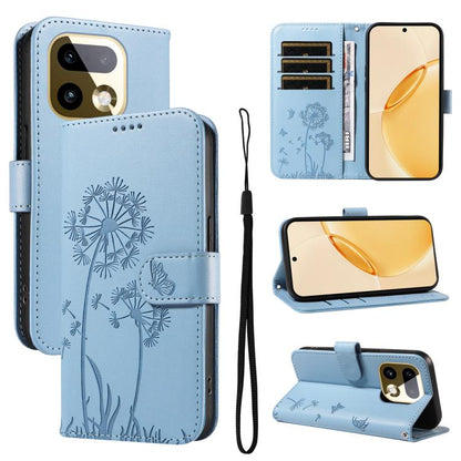 Dandelion Embossed Pattern Flip Leather Phone Case, For Realme 16T 5G, For Realme 16 Pro+ 5G Global, For Realme 16 Pro 5G Global, For Realme P4x 5G, For Realme C85 5G / 15X 5G India, For Realme C85 Pro 4G, For Realme 15T 5G, For Realme C71 4G India    ...