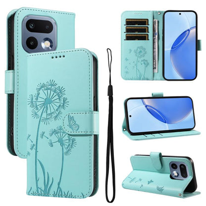 Dandelion Embossed Pattern Flip Leather Phone Case, For Realme 16T 5G, For Realme 16 Pro+ 5G Global, For Realme 16 Pro 5G Global, For Realme P4x 5G, For Realme C85 5G / 15X 5G India, For Realme C85 Pro 4G, For Realme 15T 5G, For Realme C71 4G India    ...