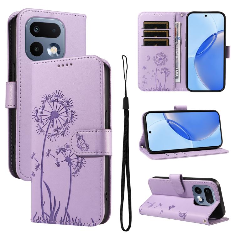 Dandelion Embossed Pattern Flip Leather Phone Case, For Realme 16T 5G, For Realme 16 Pro+ 5G Global, For Realme 16 Pro 5G Global, For Realme P4x 5G, For Realme C85 5G / 15X 5G India, For Realme C85 Pro 4G, For Realme 15T 5G, For Realme C71 4G India    ...