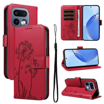 Dandelion Embossed Pattern Flip Leather Phone Case, For Realme 16 Pro+ 5G Global, For Realme 16 Pro 5G Global, For Realme C85 5G / 15X 5G India, For Realme C85 Pro 4G, For Realme 15T 5G, For Realme C71 4G India, For Realme 15 5G, For Realme 14x 5G Global