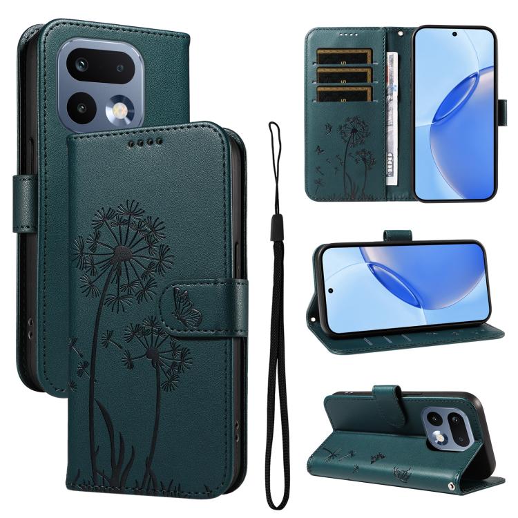 Dandelion Embossed Pattern Flip Leather Phone Case, For Realme 16 Pro+ 5G Global, For Realme 16 Pro 5G Global, For Realme C85 5G / 15X 5G India, For Realme C85 Pro 4G, For Realme 15T 5G, For Realme C71 4G India, For Realme 15 5G, For Realme 14x 5G Global
