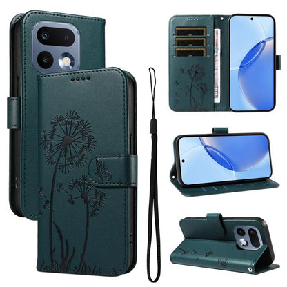 Dandelion Embossed Pattern Flip Leather Phone Case, For Realme 16 Pro+ 5G Global, For Realme 16 Pro 5G Global, For Realme C85 5G / 15X 5G India, For Realme C85 Pro 4G, For Realme 15T 5G, For Realme C71 4G India, For Realme 15 5G, For Realme 14x 5G Global