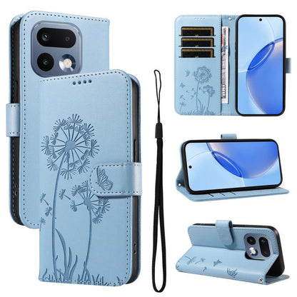 Dandelion Embossed Pattern Flip Leather Phone Case, For Realme 16 Pro+ 5G Global, For Realme 16 Pro 5G Global, For Realme C85 5G / 15X 5G India, For Realme C85 Pro 4G, For Realme 15T 5G, For Realme C71 4G India, For Realme 15 5G, For Realme 14x 5G Global