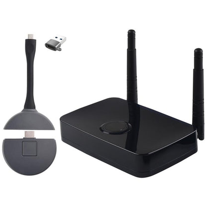 Measy AM1810 3 in 1 Wireless Screen Projector with Transmitter and Receiver, Plug:EU Plug, EU Plug