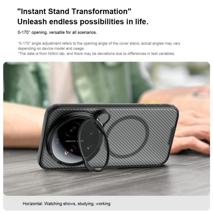 NILLKIN CamShield Prop MagSafe Magnetic Translucent PC Phone Case, For Xiaomi 17 Ultra