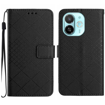 Rhombic Grid Texture Leather Phone Case, For Tecno Spark 40C, For Tecno Pova 7 5G, For Tecno Spark 40 Pro+ 4G, For Tecno Spark 40 Pro 4G, For Tecno Spark 40 4G, For Tecno Pova 7 Ultra 5G, For Tecno Pova 7 4G, For Tecno Pova Curve 5G                    ...