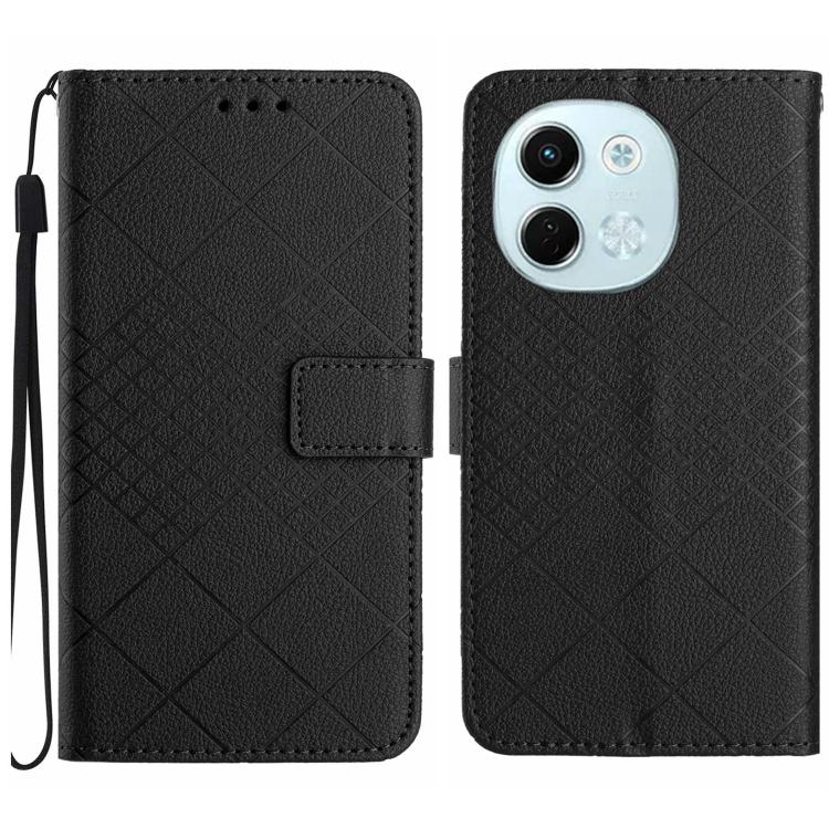 Rhombic Grid Texture Leather Phone Case, For Tecno Spark 40C, For Tecno Pova 7 5G, For Tecno Spark 40 Pro+ 4G, For Tecno Spark 40 Pro 4G, For Tecno Spark 40 4G, For Tecno Pova 7 Ultra 5G, For Tecno Pova 7 4G, For Tecno Pova Curve 5G                    ...