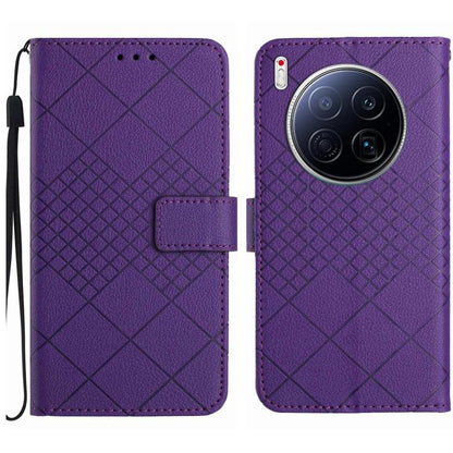 Rhombic Grid Texture Leather Phone Case, For Tecno Spark 40C, For Tecno Pova 7 5G, For Tecno Spark 40 Pro+ 4G, For Tecno Spark 40 Pro 4G, For Tecno Spark 40 4G, For Tecno Pova 7 Ultra 5G, For Tecno Pova 7 4G, For Tecno Pova Curve 5G                    ...