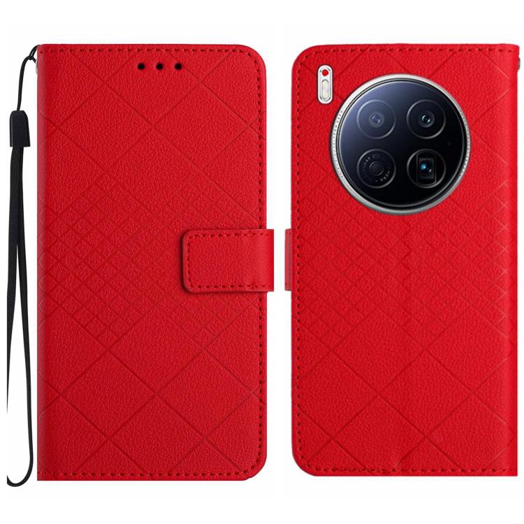 Rhombic Grid Texture Leather Phone Case, For Tecno Spark 40C, For Tecno Pova 7 5G, For Tecno Spark 40 Pro+ 4G, For Tecno Spark 40 Pro 4G, For Tecno Spark 40 4G, For Tecno Pova 7 Ultra 5G, For Tecno Pova 7 4G, For Tecno Pova Curve 5G                    ...