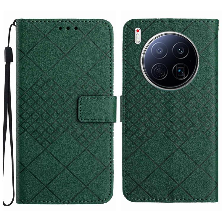 Rhombic Grid Texture Leather Phone Case, For Tecno Spark 40C, For Tecno Pova 7 5G, For Tecno Spark 40 Pro+ 4G, For Tecno Spark 40 Pro 4G, For Tecno Spark 40 4G, For Tecno Pova 7 Ultra 5G, For Tecno Pova 7 4G, For Tecno Pova Curve 5G                    ...