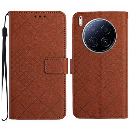 Rhombic Grid Texture Leather Phone Case, For Tecno Spark 40C, For Tecno Pova 7 5G, For Tecno Spark 40 Pro+ 4G, For Tecno Spark 40 Pro 4G, For Tecno Spark 40 4G, For Tecno Pova 7 Ultra 5G, For Tecno Pova 7 4G, For Tecno Pova Curve 5G                    ...