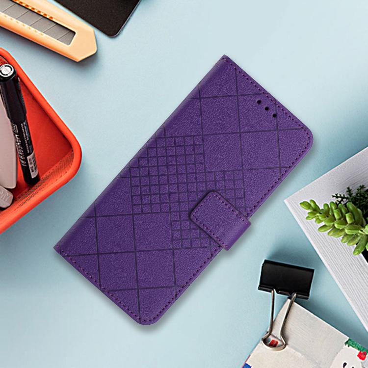 Rhombic Grid Texture Leather Phone Case, For Tecno Spark 40C, For Tecno Pova 7 5G, For Tecno Spark 40 Pro+ 4G, For Tecno Spark 40 Pro 4G, For Tecno Spark 40 4G, For Tecno Pova 7 Ultra 5G, For Tecno Pova 7 4G, For Tecno Pova Curve 5G                    ...
