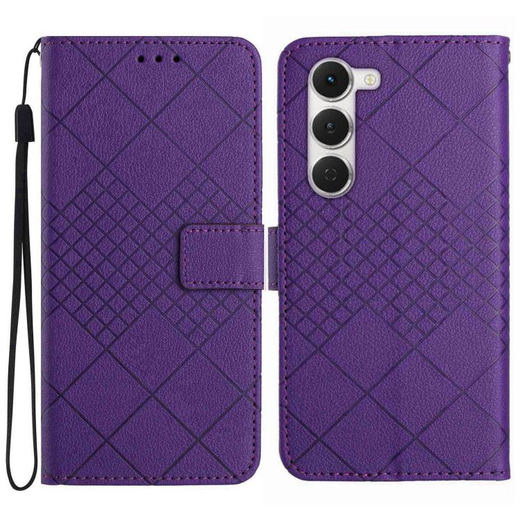 Rhombic Grid Texture Leather Phone Case, For Tecno Spark 40C, For Tecno Pova 7 5G, For Tecno Spark 40 Pro+ 4G, For Tecno Spark 40 Pro 4G, For Tecno Spark 40 4G, For Tecno Pova 7 Ultra 5G, For Tecno Pova 7 4G, For Tecno Pova Curve 5G                    ...