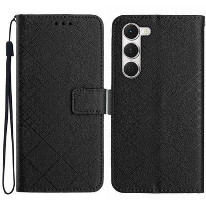 Rhombic Grid Texture Leather Phone Case, For Tecno Spark 40C, For Tecno Pova 7 5G, For Tecno Spark 40 Pro+ 4G, For Tecno Spark 40 Pro 4G, For Tecno Spark 40 4G, For Tecno Pova 7 Ultra 5G, For Tecno Pova 7 4G, For Tecno Pova Curve 5G                    ...