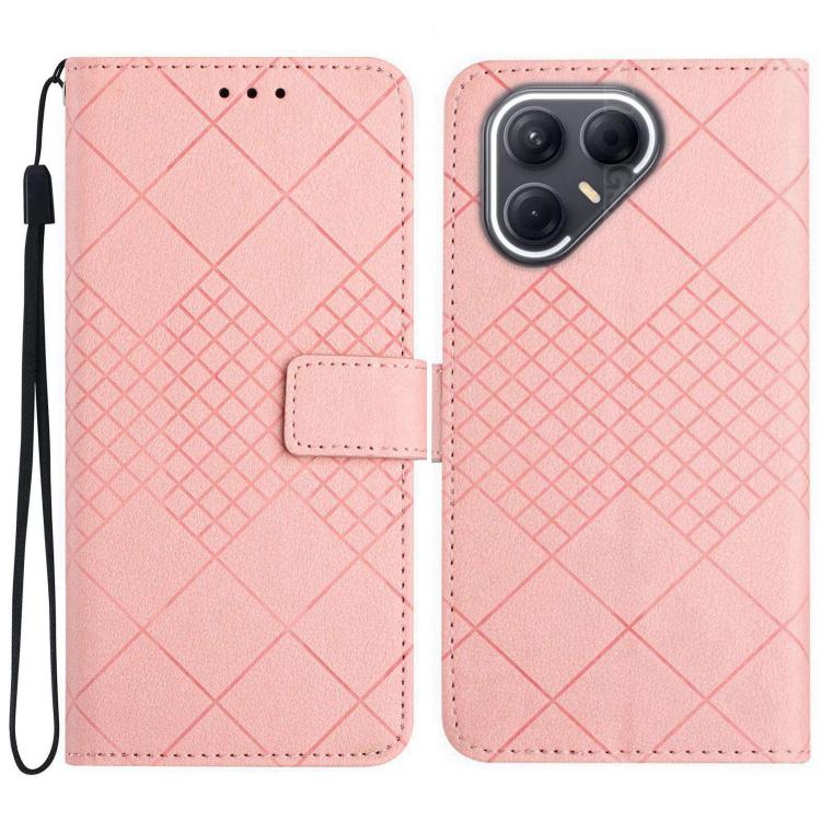 Rhombic Grid Texture Leather Phone Case, For Tecno Spark 40C, For Tecno Pova 7 5G, For Tecno Spark 40 Pro+ 4G, For Tecno Spark 40 Pro 4G, For Tecno Spark 40 4G, For Tecno Pova 7 Ultra 5G, For Tecno Pova 7 4G, For Tecno Pova Curve 5G                    ...
