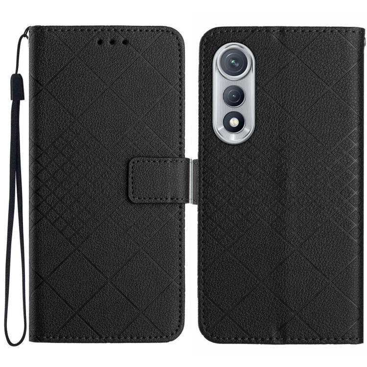Rhombic Grid Texture Leather Phone Case, For Tecno Spark 40C, For Tecno Pova 7 5G, For Tecno Spark 40 Pro+ 4G, For Tecno Spark 40 Pro 4G, For Tecno Spark 40 4G, For Tecno Pova 7 Ultra 5G, For Tecno Pova 7 4G, For Tecno Pova Curve 5G                    ...