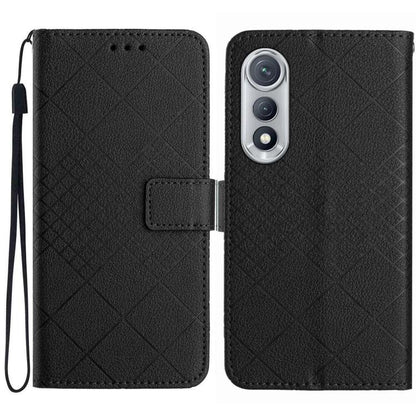 Rhombic Grid Texture Leather Phone Case, For Tecno Spark 40C, For Tecno Pova 7 5G, For Tecno Spark 40 Pro+ 4G, For Tecno Spark 40 Pro 4G, For Tecno Spark 40 4G, For Tecno Pova 7 Ultra 5G, For Tecno Pova 7 4G, For Tecno Pova Curve 5G                    ...