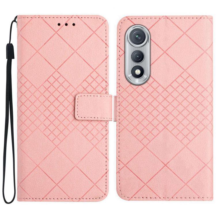 Rhombic Grid Texture Leather Phone Case, For Tecno Spark 40C, For Tecno Pova 7 5G, For Tecno Spark 40 Pro+ 4G, For Tecno Spark 40 Pro 4G, For Tecno Spark 40 4G, For Tecno Pova 7 Ultra 5G, For Tecno Pova 7 4G, For Tecno Pova Curve 5G                    ...