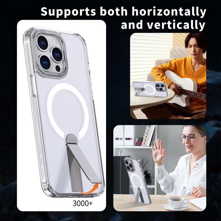 Star Shine Series TPU + PC MagSafe Phone Case with Fold Holder