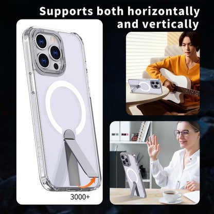 Star Shine Series TPU + PC MagSafe Phone Case with Fold Holder