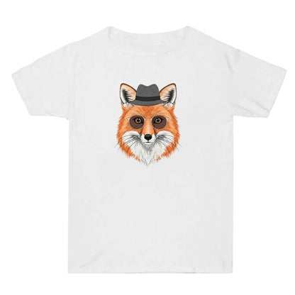 Gentleman Fox Printed Summer Baggy Cotton Short Sleeve T-shirt Print On Your Demand, S, M, L, XL, XXL, XXXL