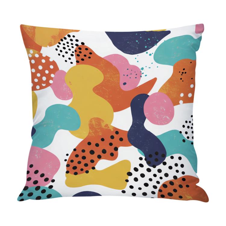 Color Paradise Printed Sofa Pillow With Core Print On Your Demand, 35x35cm, 40x40cm, 45x45cm, 50x50cm, 60x60cm
