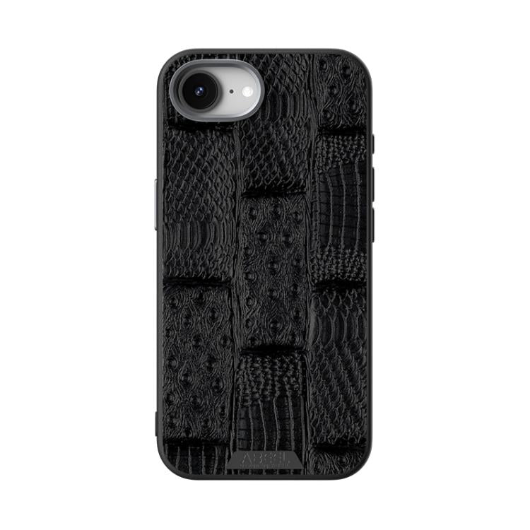 ABEEL Beast Pattern 6D Micro-Embossed MagSafe Genuine Leather Phone Case, For iPhone 17e / 16e, For iPhone 17 Pro Max, For iPhone 17 Pro, For iPhone 17, For iPhone Air, For iPhone 16 Pro Max, For iPhone 16 Pro, For iPhone 16 Plus, For iPhone 16        ...