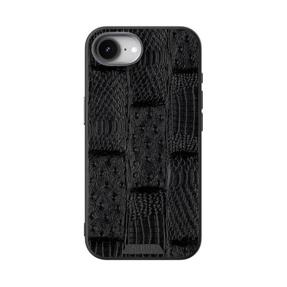 ABEEL Beast Pattern 6D Micro-Embossed MagSafe Genuine Leather Phone Case, For iPhone 17e / 16e, For iPhone 17 Pro Max, For iPhone 17 Pro, For iPhone 17, For iPhone Air, For iPhone 16 Pro Max, For iPhone 16 Pro, For iPhone 16 Plus, For iPhone 16        ...
