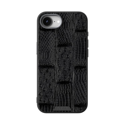 ABEEL Beast Pattern 6D Micro-Embossed MagSafe Genuine Leather Phone Case, For iPhone 17e / 16e, For iPhone 17 Pro Max, For iPhone 17 Pro, For iPhone 17, For iPhone Air, For iPhone 16 Pro Max, For iPhone 16 Pro, For iPhone 16 Plus, For iPhone 16        ...