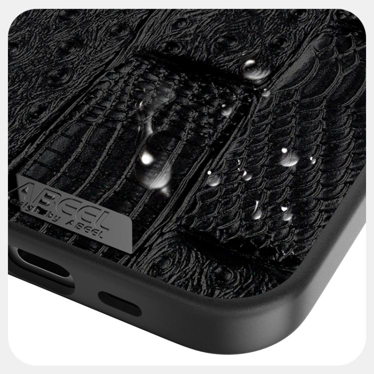ABEEL Beast Pattern 6D Micro-Embossed MagSafe Genuine Leather Phone Case, For iPhone 17e / 16e, For iPhone 17 Pro Max, For iPhone 17 Pro, For iPhone 17, For iPhone Air, For iPhone 16 Pro Max, For iPhone 16 Pro, For iPhone 16 Plus, For iPhone 16        ...