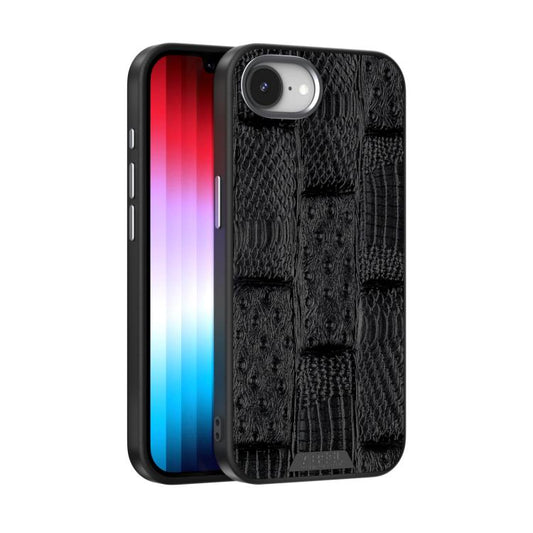 ABEEL Beast Pattern 6D Micro-Embossed MagSafe Genuine Leather Phone Case, For iPhone 17e / 16e, For iPhone 17 Pro Max, For iPhone 17 Pro, For iPhone 17, For iPhone Air, For iPhone 16 Pro Max, For iPhone 16 Pro, For iPhone 16 Plus, For iPhone 16        ...