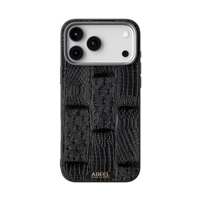 ABEEL Beast Pattern 6D Micro-Embossed MagSafe Genuine Leather Phone Case, For iPhone 18 Pro / 17 Pro, For iPhone 18 Pro Max / 17 Pro Max, For iPhone 17e / 16e, For iPhone 17, For iPhone Air, For iPhone 16 Pro Max, For iPhone 16 Pro, For iPhone 16 Plus ...