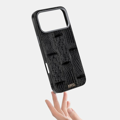 ABEEL Beast Pattern 6D Micro-Embossed MagSafe Genuine Leather Phone Case, For iPhone 18 Pro / 17 Pro, For iPhone 18 Pro Max / 17 Pro Max, For iPhone 17e / 16e, For iPhone 17, For iPhone Air, For iPhone 16 Pro Max, For iPhone 16 Pro, For iPhone 16 Plus ...