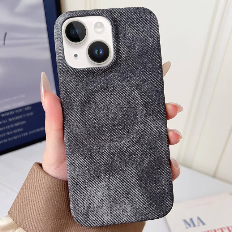 Denim MagSafe Magnetic PC + PU Phone Case