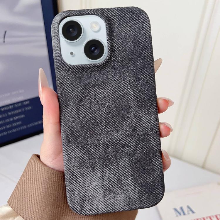 Denim MagSafe Magnetic PC + PU Phone Case
