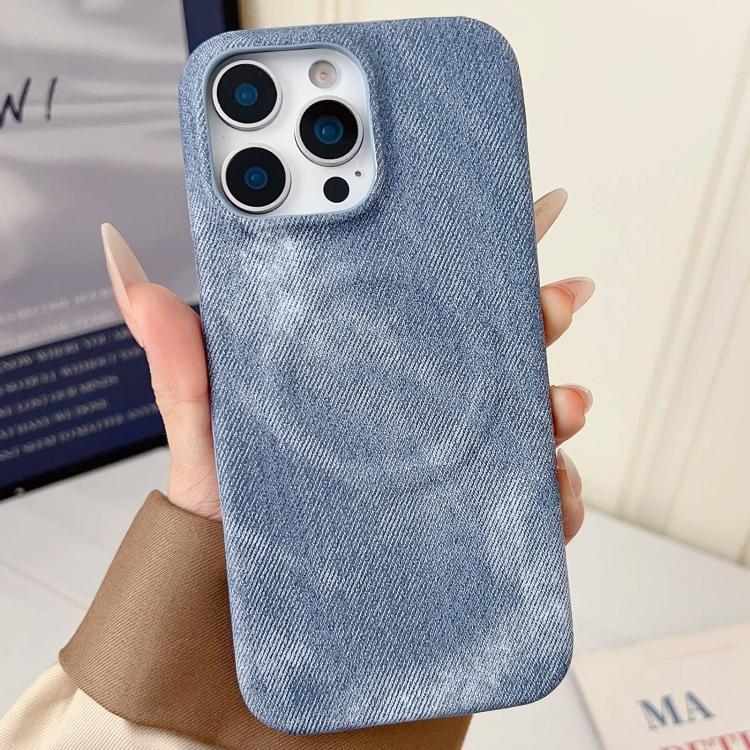 Denim MagSafe Magnetic PC + PU Phone Case, For iPhone 17 Pro Max, For iPhone 17 Pro, For iPhone 17, For iPhone Air, For iPhone 16 Pro Max, For iPhone 16 Pro, For iPhone 16 Plus, For iPhone 16, For iPhone 15 Pro Max, For iPhone 15 Pro, For iPhone 15 Plu...