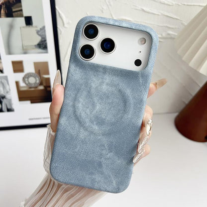 Denim MagSafe Magnetic PC + PU Phone Case, For iPhone 17 Pro Max, For iPhone 17 Pro, For iPhone 17, For iPhone Air, For iPhone 16 Pro Max, For iPhone 16 Pro, For iPhone 16 Plus, For iPhone 16, For iPhone 15 Pro Max, For iPhone 15 Pro, For iPhone 15 Plu...