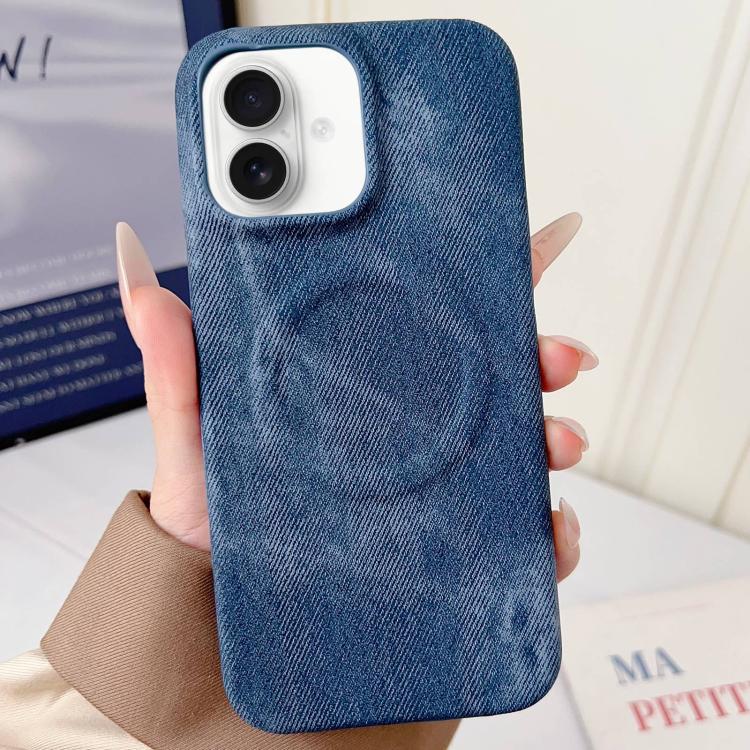 Denim MagSafe Magnetic PC + PU Phone Case, For iPhone 17 Pro Max, For iPhone 17 Pro, For iPhone 17, For iPhone Air, For iPhone 16 Pro Max, For iPhone 16 Pro, For iPhone 16 Plus, For iPhone 16, For iPhone 15 Pro Max, For iPhone 15 Pro, For iPhone 15 Plu...