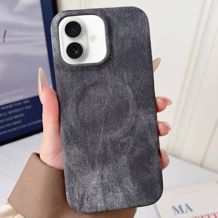 Denim MagSafe Magnetic PC + PU Phone Case, For iPhone 17 Pro Max, For iPhone 17 Pro, For iPhone 17, For iPhone Air, For iPhone 16 Pro Max, For iPhone 16 Pro, For iPhone 16 Plus, For iPhone 16, For iPhone 15 Pro Max, For iPhone 15 Pro, For iPhone 15 Plu...