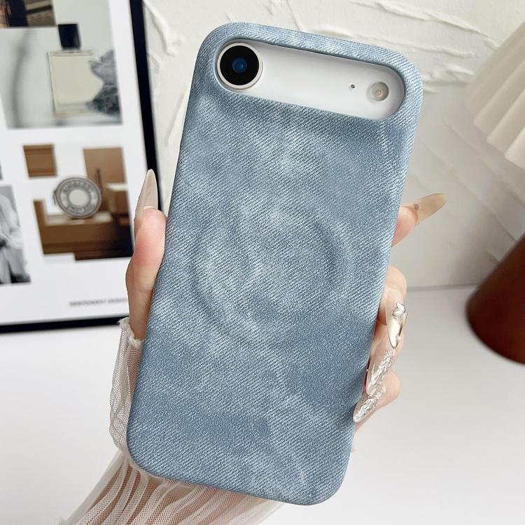 Denim MagSafe Magnetic PC + PU Phone Case, For iPhone 17 Pro Max, For iPhone 17 Pro, For iPhone 17, For iPhone Air, For iPhone 16 Pro Max, For iPhone 16 Pro, For iPhone 16 Plus, For iPhone 16, For iPhone 15 Pro Max, For iPhone 15 Pro, For iPhone 15 Plu...
