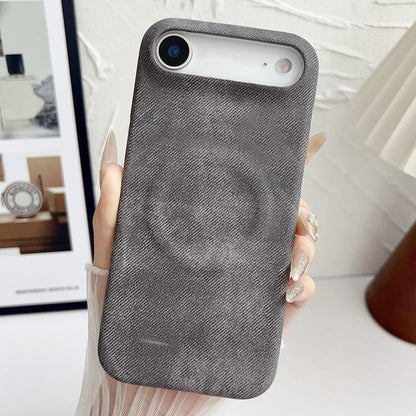 Denim MagSafe Magnetic PC + PU Phone Case