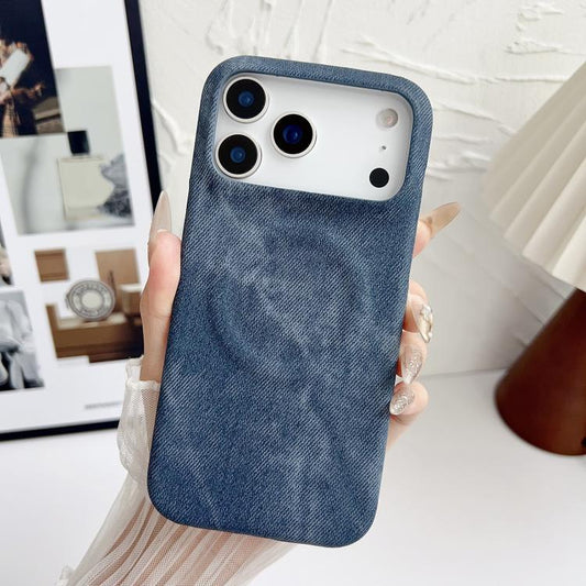 Denim MagSafe Magnetic PC + PU Phone Case, For iPhone 18 Pro, For iPhone 18 Pro Max, For iPhone 17 Pro Max, For iPhone 17 Pro, For iPhone 17, For iPhone Air, For iPhone 16 Pro Max, For iPhone 16 Pro, For iPhone 16 Plus, For iPhone 16                   ...