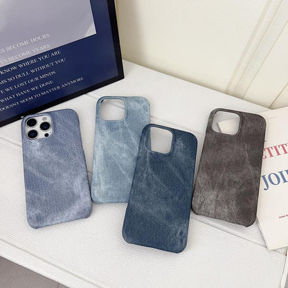 Denim MagSafe Magnetic PC + PU Phone Case, For iPhone 13, For iPhone 12 / 12 Pro, For iPhone 12 Pro Max