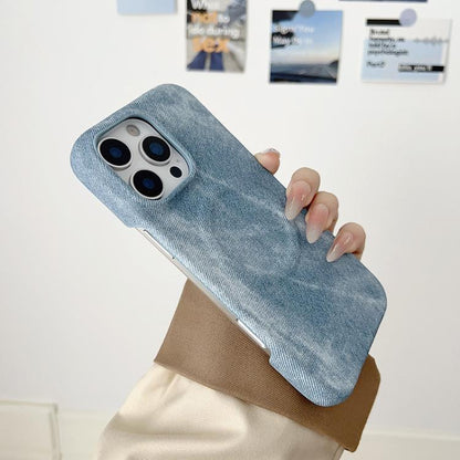Denim MagSafe Magnetic PC + PU Phone Case, For iPhone 13, For iPhone 12 / 12 Pro, For iPhone 12 Pro Max
