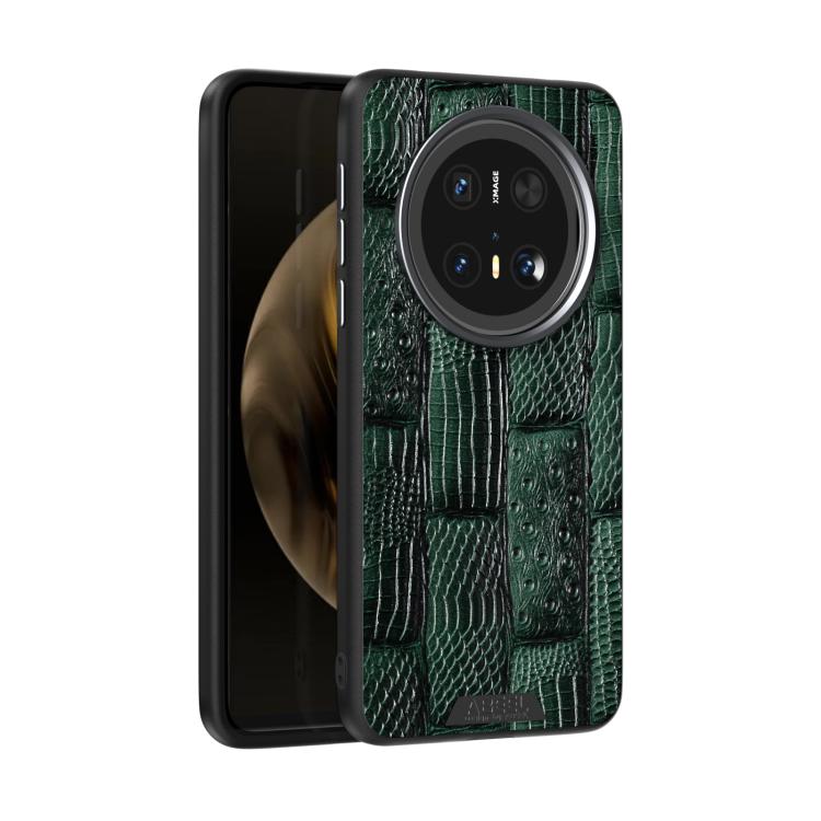 ABEEL Beast Pattern 6D Micro-Embossed MagSafe Genuine Leather Phone Case, For Huawei Pura 80 Ultra 5G, For Huawei Pura 80 Pro 5G / 80 Pro+ 5G, For Huawei Pura 80 5G, For Huawei nova 14 Ultra, For Huawei nova 14 Pro, For Huawei nova 14������������������...