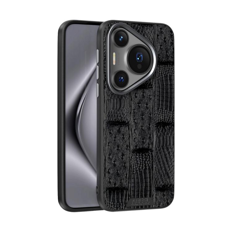 ABEEL Beast Pattern 6D Micro-Embossed MagSafe Genuine Leather Phone Case, For Huawei Pura 80 Ultra 5G, For Huawei Pura 80 Pro 5G / 80 Pro+ 5G, For Huawei Pura 80 5G, For Huawei nova 14 Ultra, For Huawei nova 14 Pro, For Huawei nova 14������������������...