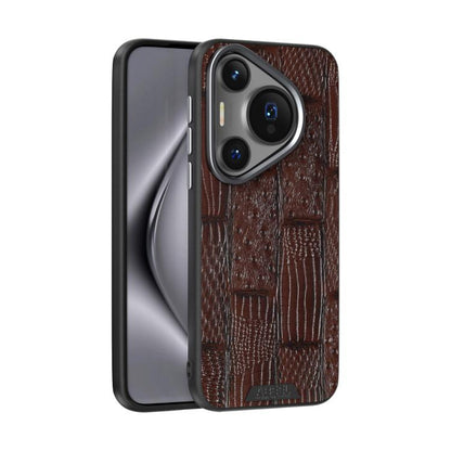 ABEEL Beast Pattern 6D Micro-Embossed MagSafe Genuine Leather Phone Case, For Huawei Pura 80 Ultra 5G, For Huawei Pura 80 Pro 5G / 80 Pro+ 5G, For Huawei Pura 80 5G, For Huawei nova 14 Ultra, For Huawei nova 14 Pro, For Huawei nova 14������������������...
