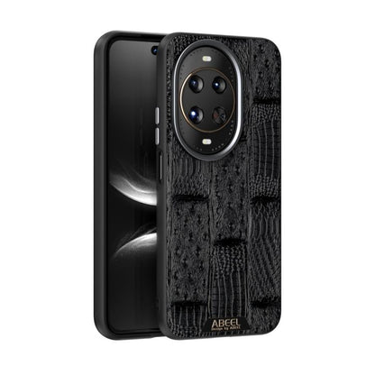 ABEEL Beast Pattern 6D Micro-Embossed MagSafe Genuine Leather Phone Case, For Huawei Pura 80 Ultra 5G, For Huawei Pura 80 Pro 5G / 80 Pro+ 5G, For Huawei Pura 80 5G, For Huawei nova 14 Ultra, For Huawei nova 14 Pro, For Huawei nova 14������������������...